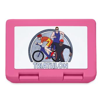 Triathlon - Lunchbox - pink - Front