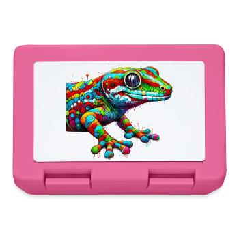 Gecko - Lunchbox - pink - Front