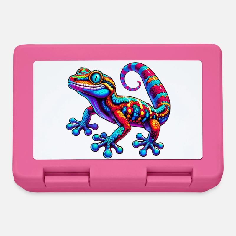 Gecko - Brotdose - Pink