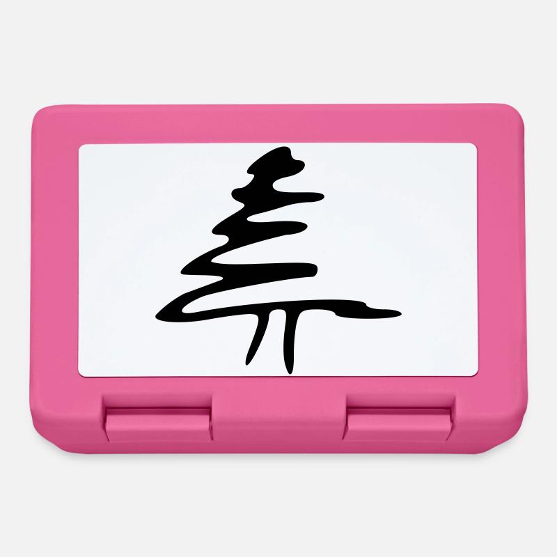 Arbre - Boîte à goûter - rose