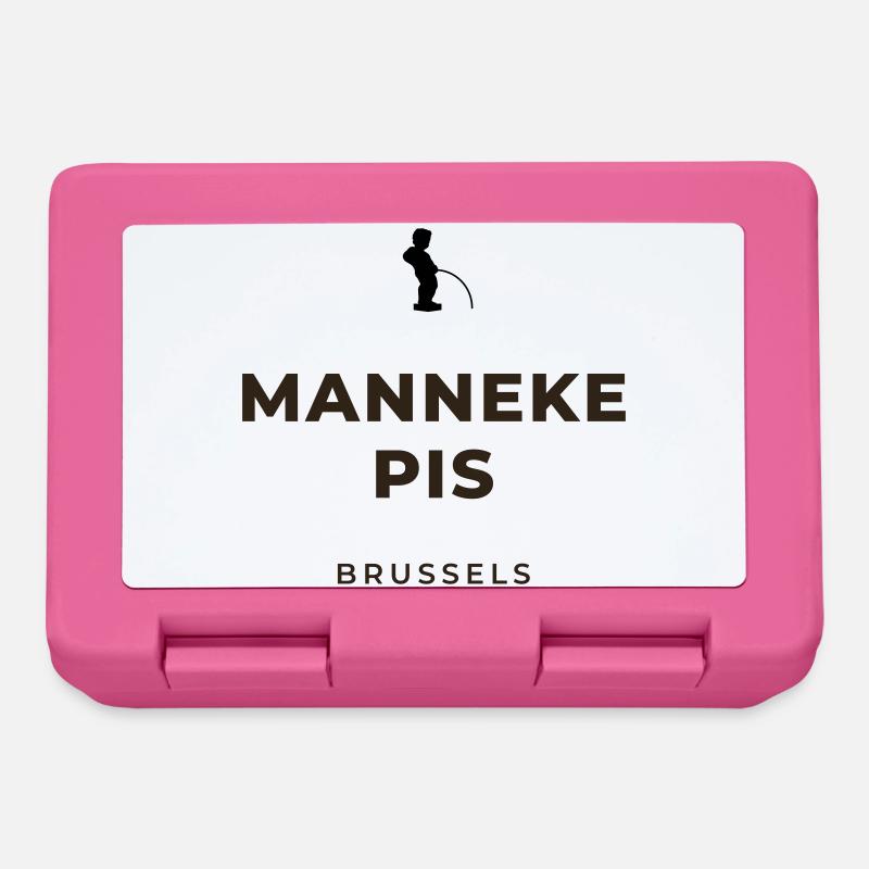 Manneken Piss Bruxelles - Boîte à goûter - rose