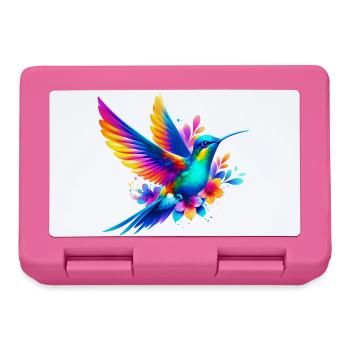 Colibri - Boîte à goûter - rose - Devant