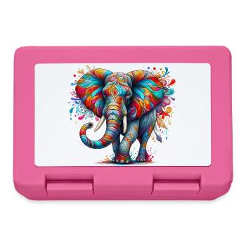 Elefant - Brotdose - Pink - Vorne