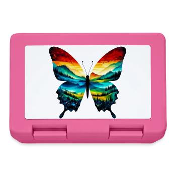 Butterfly - Lunchbox - pink - Front