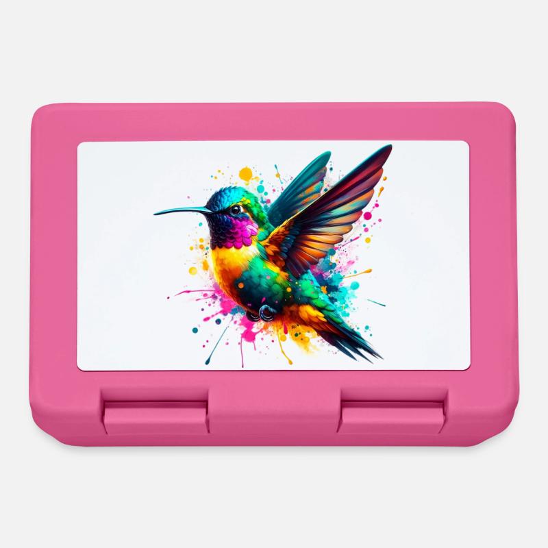 Colibri - Boîte à goûter - rose