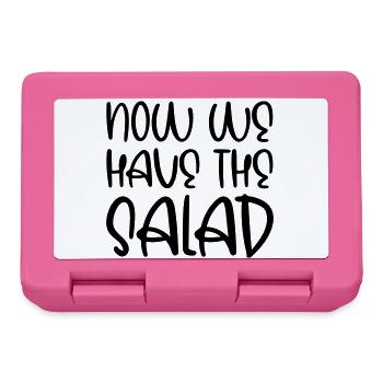 Maintenant, nous avons la salade - Boîte à goûter - rose - Devant