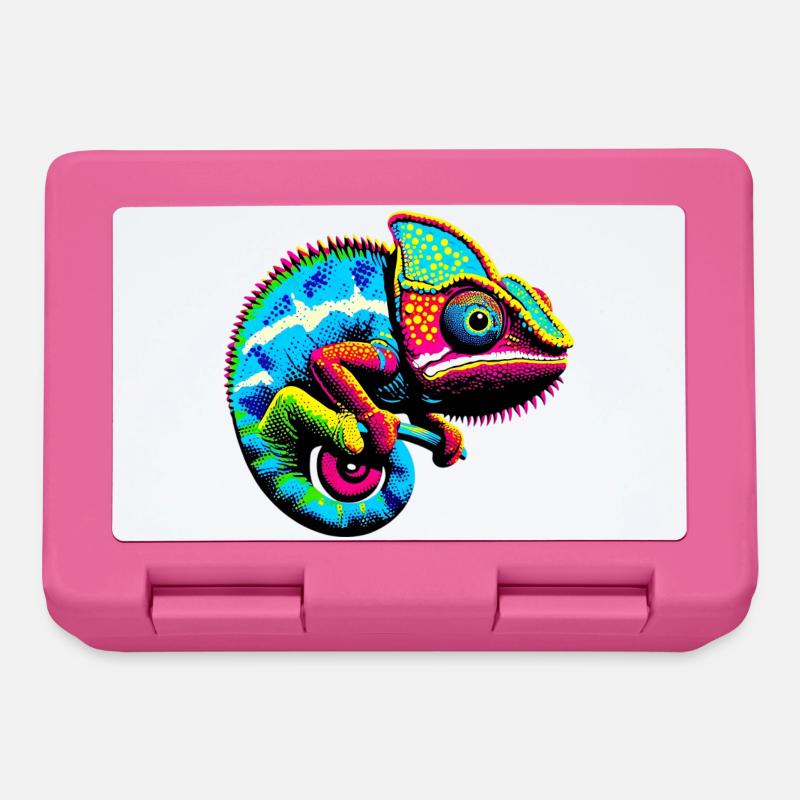 Chamäleon - Brotdose - Pink