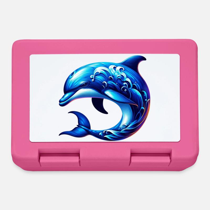 Delfin - Brotdose - Pink