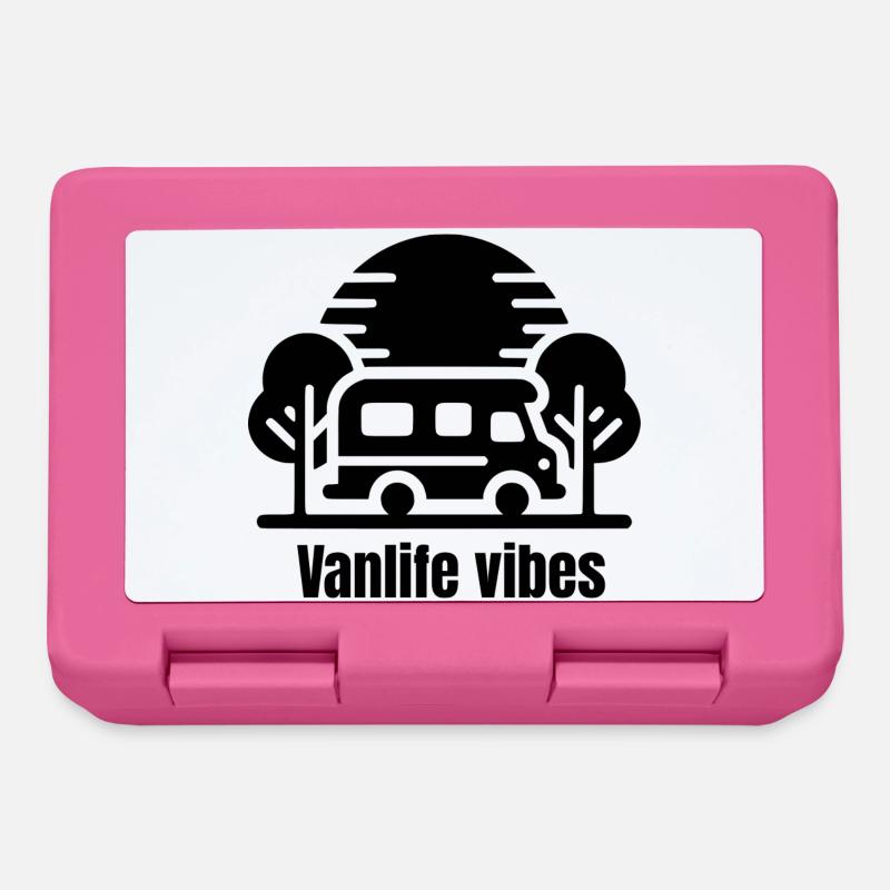 Ambiance Vanlife - Boîte à goûter - rose