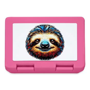 Sloth - Lunchbox - pink - Front