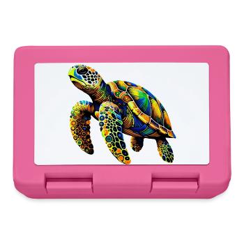 Turtle - Lunchbox - pink - Front