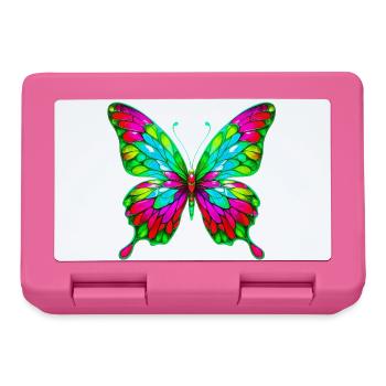 Schmetterling - Brotdose - Pink - Vorne