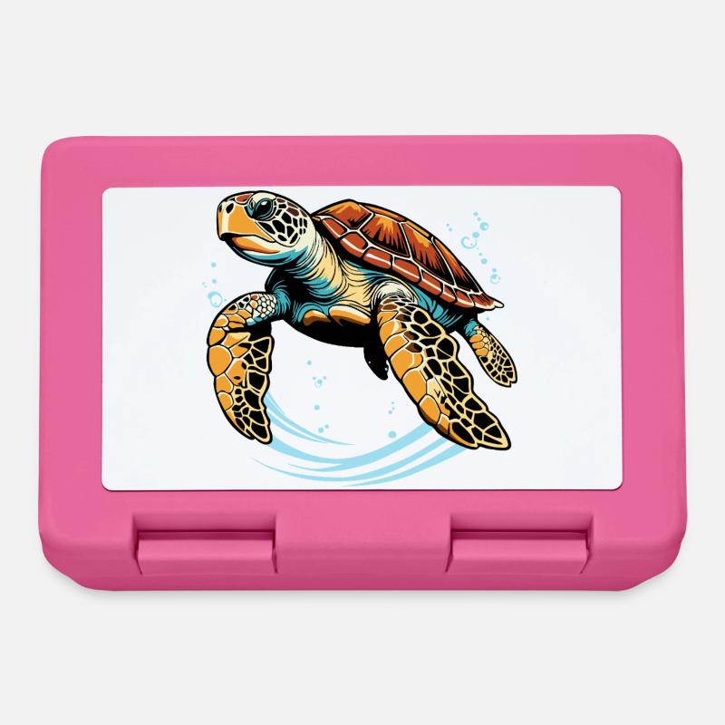 Sea turtle - Lunchbox - pink