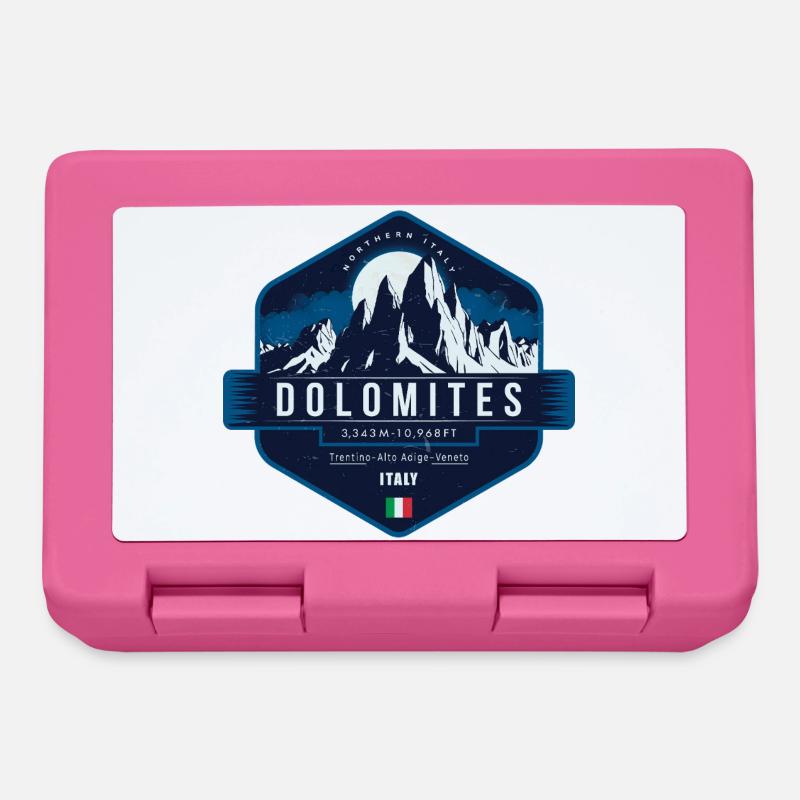 Dolomites , Italie - Boîte à goûter - rose