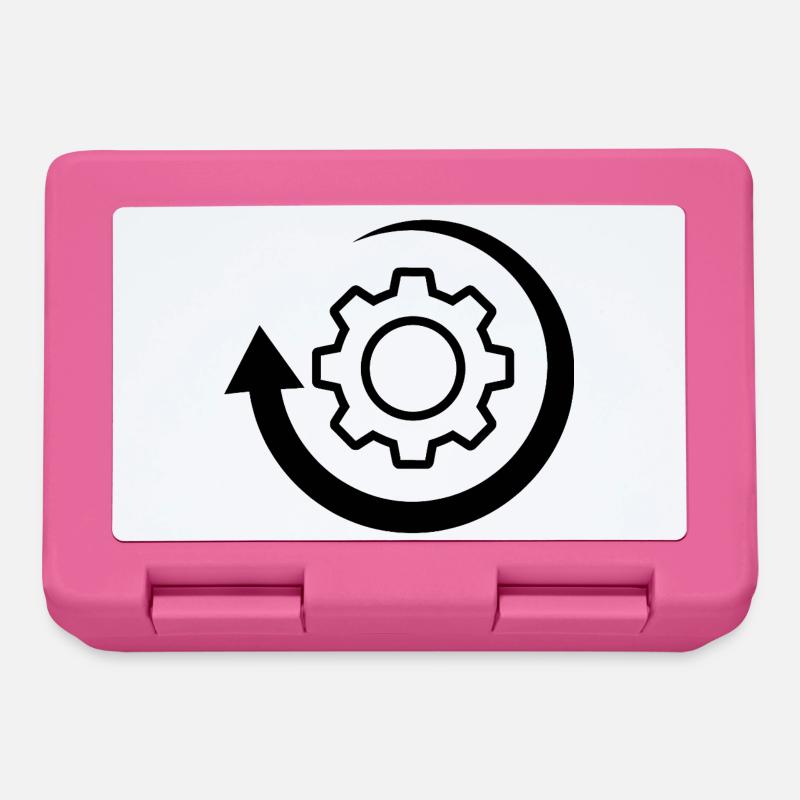 Rotation Wheel Logo Image - Lunchbox - pink