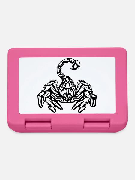Skorpion Sternzeichen T-shirt Geschenk - Brotdose - Pink