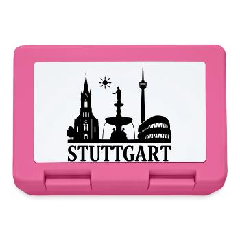 Stuttgart Silhouette Landmark - Lunchbox - pink - Front