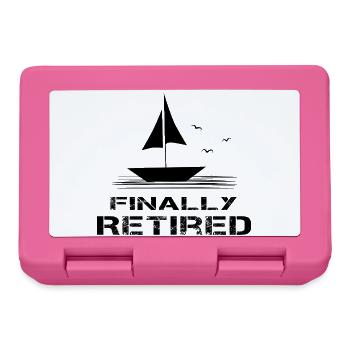retired retirement gift retirement - Lunchbox - pink - Front