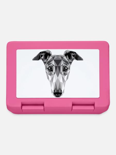 Windhund Hundeliebhaber Jagdhund Liebe Greyhound - Brotdose - Pink