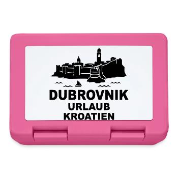 dubrovnik urlaub kroatien - Brotdose - Pink - Vorne