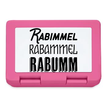 Rabimmel Rabammel Rabumm Shirt - Lunchbox - pink - Front