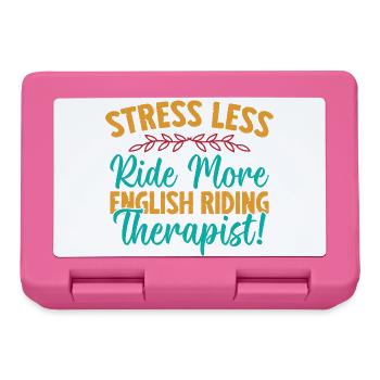 Hobby Horse Rider THerapist English Riding - Brotdose - Pink - Vorne