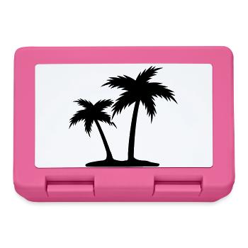 Palm trees - Lunchbox - pink - Front
