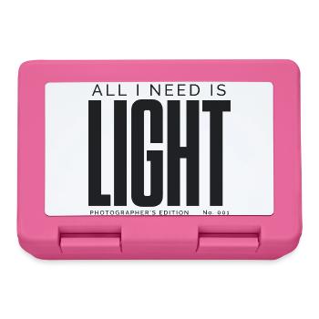 All I Need Is Light | Photographer's Edition - Lunchbox - pink - Front