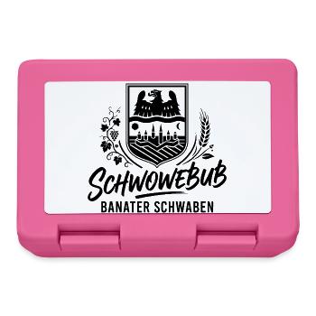 Banater Schwaben | Schwowebub | Tradition - Brotdose - Pink - Vorne