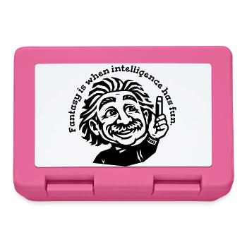 FANTASY = IQ + FUN - Brotdose - Pink - Vorne