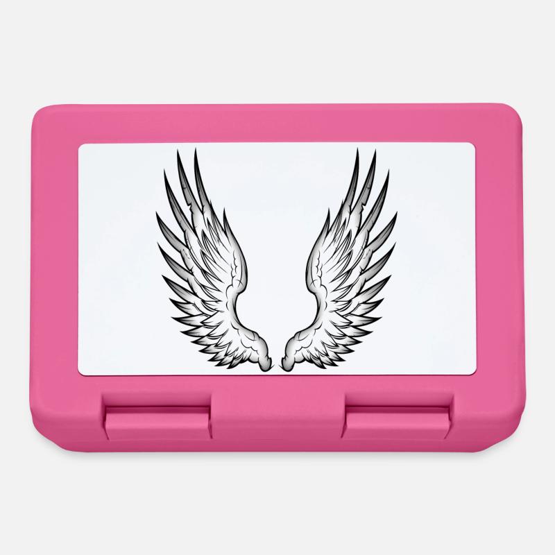 ailes d'ange - Boîte à goûter - rose