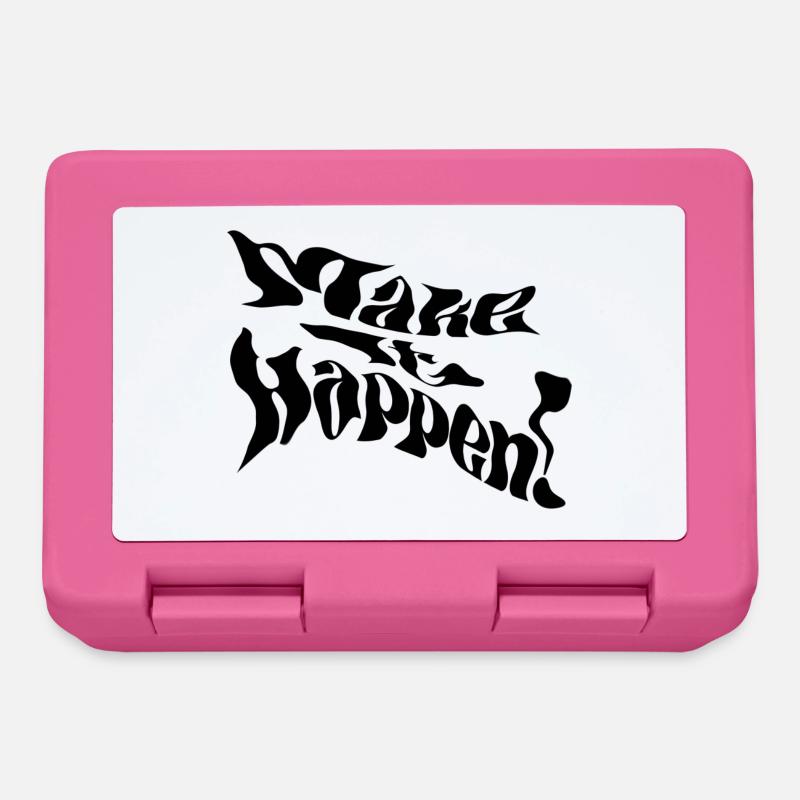 Make It Happen! - Lunchbox - pink