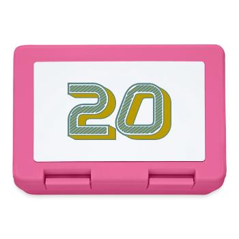 20. 20 YEARS. 20th ANNIVERSARY. 20 YEARS ANNIVERSARY. - Lunchbox - pink - Front