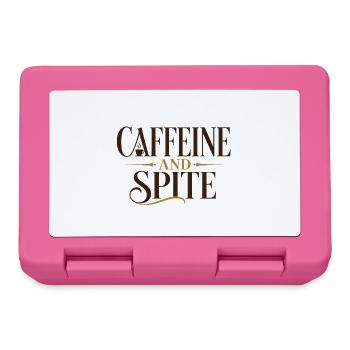 Caféine et rancune - Boîte à goûter - rose - Devant