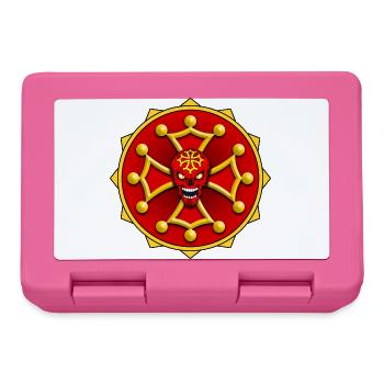 Croix Occitane - Boîte à goûter - rose - Devant