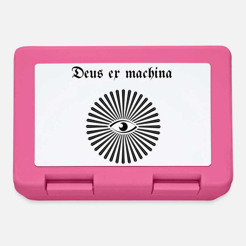 Deus ex machina oeil - Boîte à goûter - rose