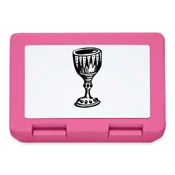 Cup jug vase goblet glass cup gift quaint - Lunchbox - pink - Front
