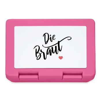 Die Braut - Brotdose - Pink - Vorne