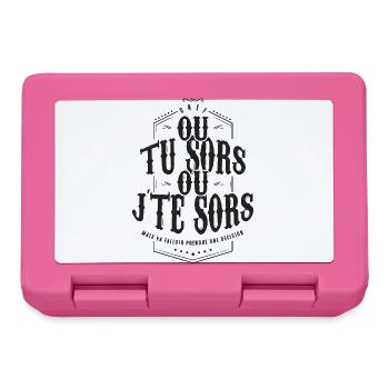 Dikkenek scène culte - Boîte à goûter - rose - Devant