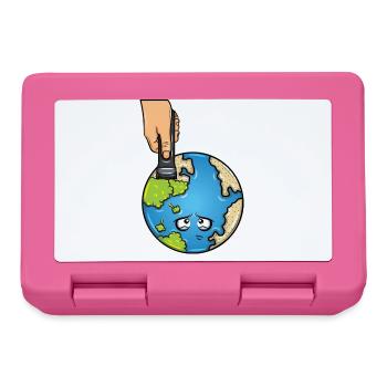 Green Planet - Natur, Klimawandel - Brotdose - Pink - Vorne