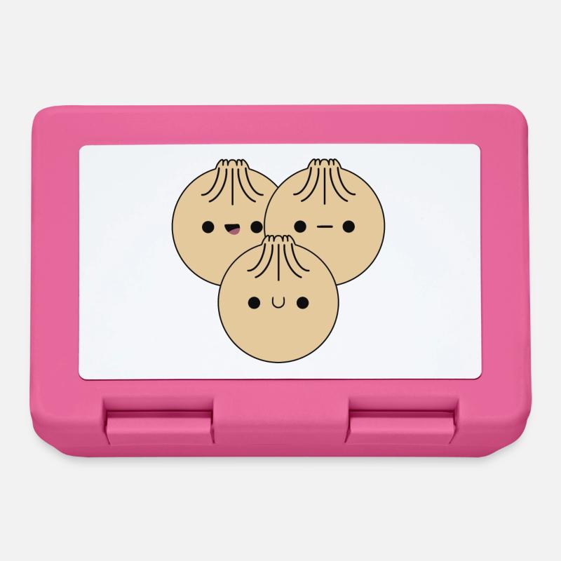 Cute Kawaii Dumplings - Lunchbox - pink