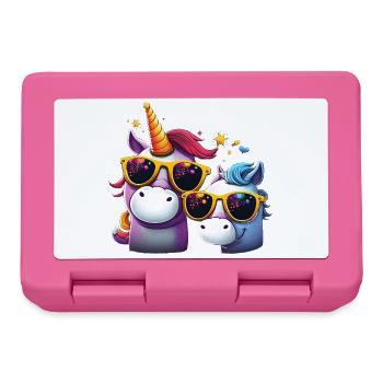 Unicorn Summer Unicorn Festival Unicorn Shirt - Lunchbox - pink - Front