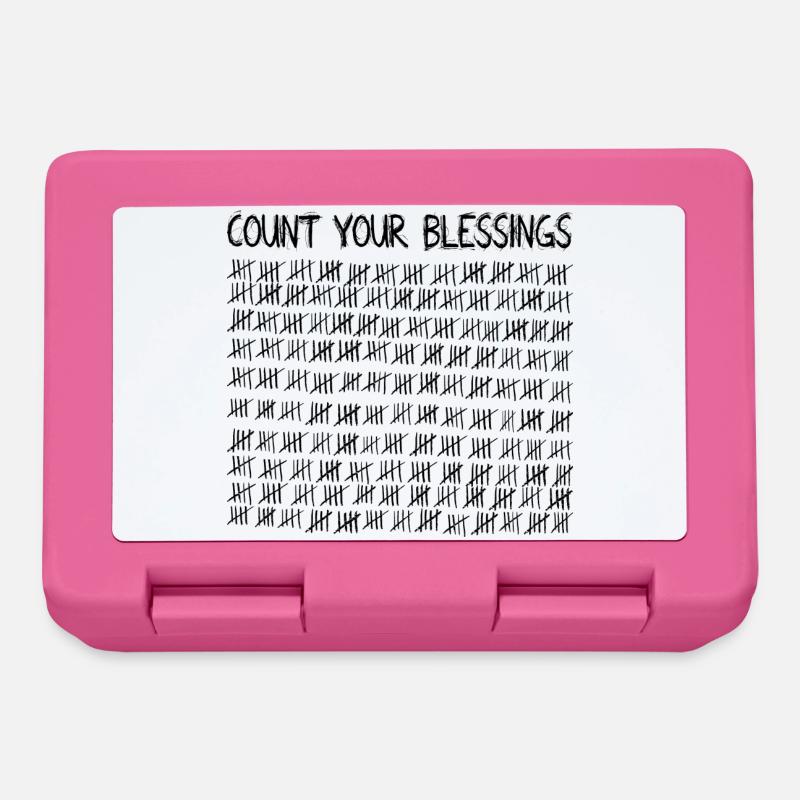 Count Your Blessings - Brotdose - Pink