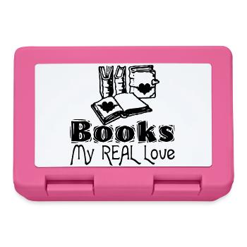 Livres - My Real Love Gift Book Reading Reader - Boîte à goûter - rose - Devant