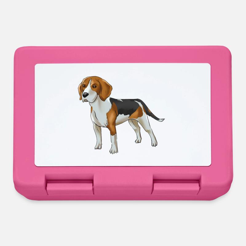 Beagle dog - Lunchbox - pink