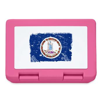 Virginia vintage flag - Lunchbox - pink - Front