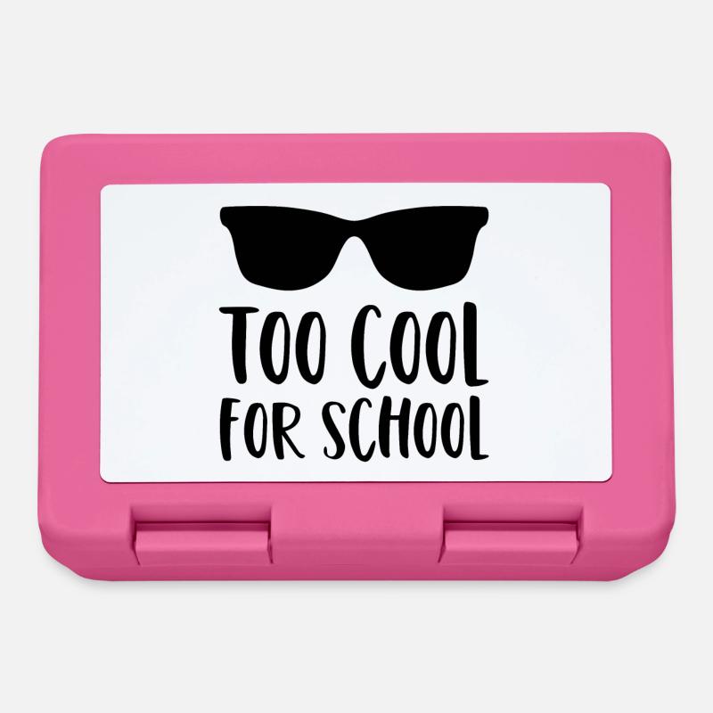 Schule Spruch Too Cool For School Sonnenbrille - Brotdose - Pink