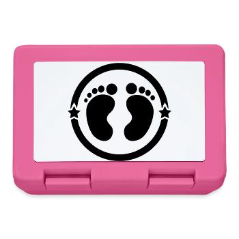 Nourrice / Nounou / Bébé / Enfant - Boîte à goûter - rose - Devant