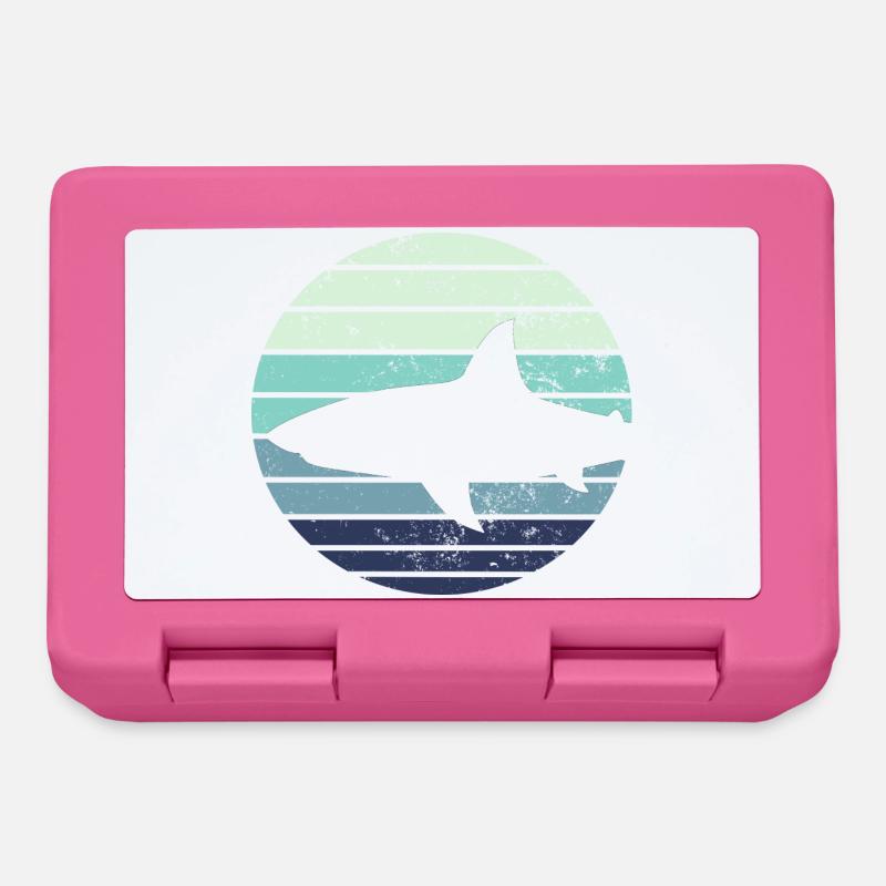 Requins requins - Boîte à goûter - rose
