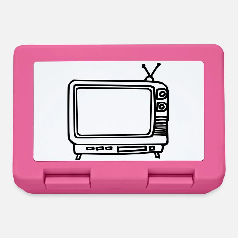 la télé - Boîte à goûter - rose
